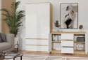 KOMODA 2 DRZWI 3 SZUFLADY ARTISAN/BIEL KOMPLET