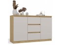 KOMODA 2 DRZWI 3 SZUFLADY ARTISAN/KASZMIR KOMPLET