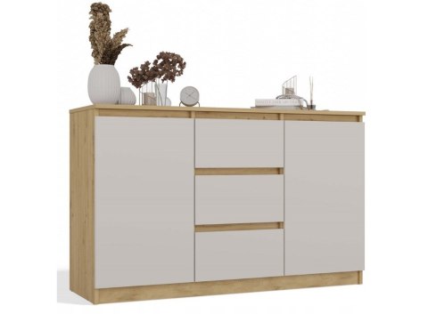 KOMODA 2 DRZWI 3 SZUFLADY ARTISAN/KASZMIR KOMPLET