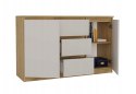 KOMODA 2 DRZWI 3 SZUFLADY ARTISAN/KASZMIR KOMPLET