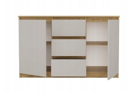 KOMODA 2 DRZWI 3 SZUFLADY ARTISAN/KASZMIR KOMPLET