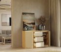 KOMODA 2 DRZWI 3 SZUFLADY ARTISAN/KASZMIR KOMPLET