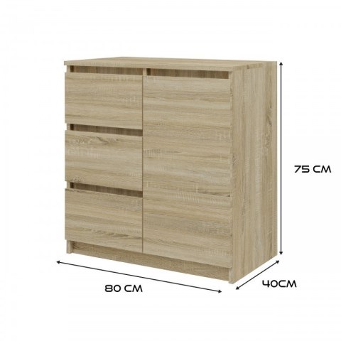 Komoda Malwa 1D3S SONOMA