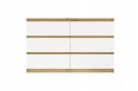 M6 MALWA KOMODA 120CM 6 SZUFLAD ART/BIEL KOMPLET
