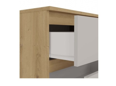 M6 MALWA KOMODA 140 CM 6 SZUFLAD ART/KASZMIR KOMPLET