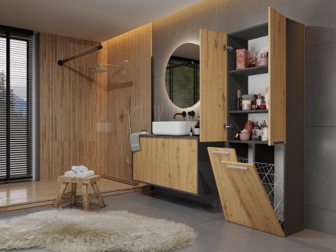 SŁUPEK ŁAZ. NEL ANT/ART 2 KOSZE DRZWI DŁUGIE KPL