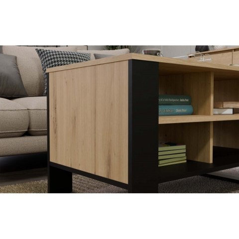 STOLIK KAWOWY MODERN 4P ARTISAN NOGA CZARNA