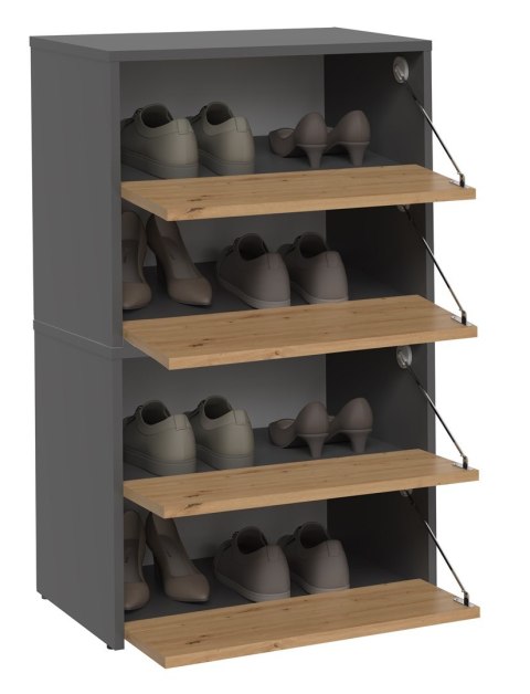 SZAFKA NA BUTY MODO X2 ANTRACYT/ARTISAN