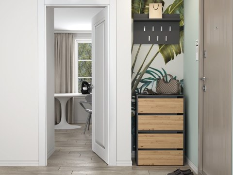 SZAFKA NA BUTY MODO X2 ANTRACYT/ARTISAN