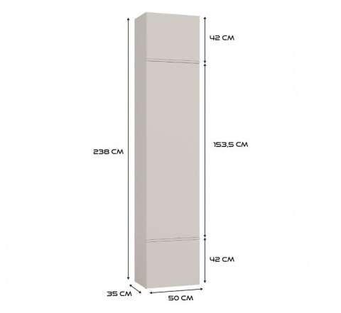 GARDEROBA HAGA III 2SZ1W KASZMIR