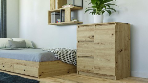 KOMODA 1 DRZWI 3 SZUFLADY ARTISAN KOMPLET
