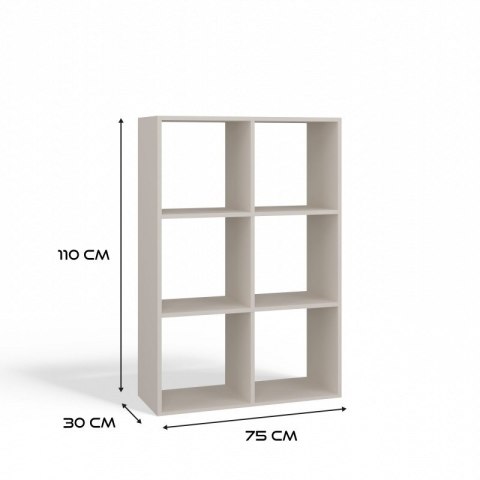 REGAŁ MALAX 2X3 KASZMIR