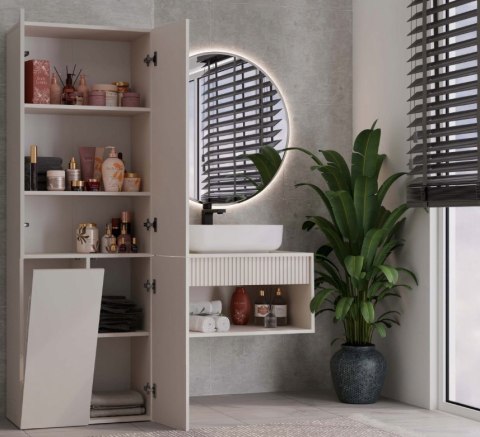 SŁUPEK ŁAZIENKOWY NEL KASZMIR 1 KOSZ DRZWI DŁUGIE KPL