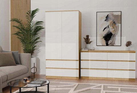 SZAFA MALWA SS-90 ARTISAN / BIEL KOMPLET