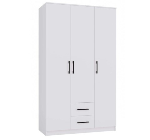 SZAFA ROMANA 120X205 BIAŁA BEZ LUSTRA KOMPLET