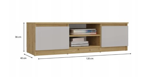 Szafka RTV MALWA 120 artisan/kaszmir