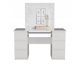 ZESTAW BIURKO KUBA BIEL MAT + MARINA LUSTRO