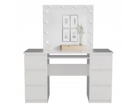 ZESTAW BIURKO KUBA BIEL MAT + MARINA LUSTRO