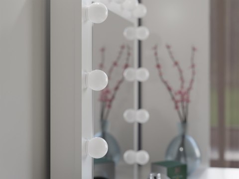 ZESTAW BIURKO MIJAS LEWE BIEL + MARINA LUSTRO