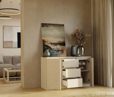 KOMODA 2 DRZWI 3 SZUFLADY KASZMIR KOMPLET