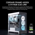Obudowa Corsair FRAME 4500X LX-R RGB Tempered Glass Mid-Tower, White
