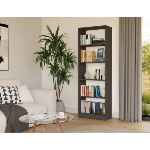 REGAŁ NA KSIĄŻKI 60 CM ANTRACYT