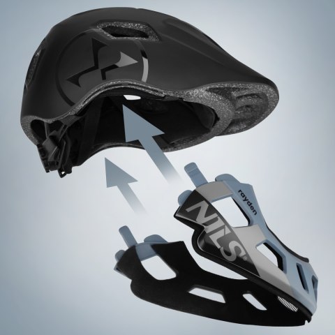 MT401 RAYDEN KASK FULL FACE Z ODPINANĄ SZCZĘKĄ XS(48-53CM) NILS EXTREME