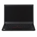 LENOVO ThinkPad T490 i7-8665U 32GB 512GB SSD 14" FHD (US QWERTY) Win11pro + zasilacz UŻYWANY