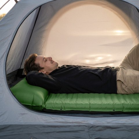 NC4060 ZIELONA MATA SAMOPOMPUJĄCA DWUOSOBOWA Z PODUSZKĄ NILS CAMP