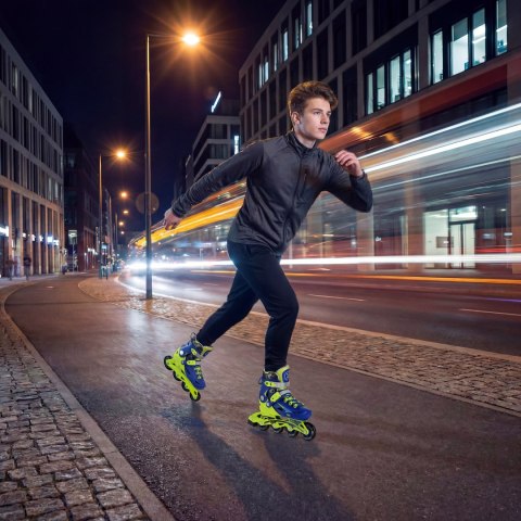 Na1055 Łyżworolki Blaze Granatowe Rozm. M(35-38) Nils Extreme