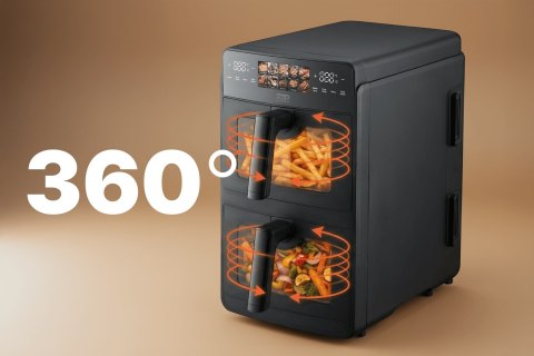 PROMIS FRYTOWNICA BEZTŁUSZCZOWA PIONOWA PODWÓJNA 1