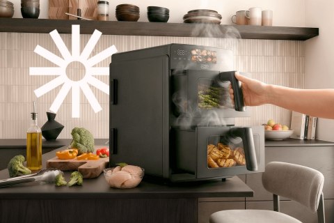 PROMIS FRYTOWNICA BEZTŁUSZCZOWA PIONOWA PODWÓJNA 1