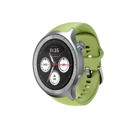 Motorola Moto Watch 512MB Silver_Stainless Steel + Herbal Garden_Silicone Silver
