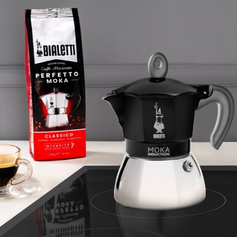 Bialetti kawiarka New Moka Induction 4tz czarna