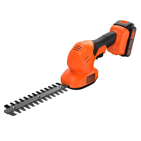 Nożyce do żywopłotu akumulatorowe 18V, 20cm BCSS18D1-QW BLACK+DECKER