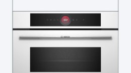 Piekarnik BOSCH CMG7241W1 kompaktowy z mikrofalą do zabudowy, 60 x 45 cm, Biały