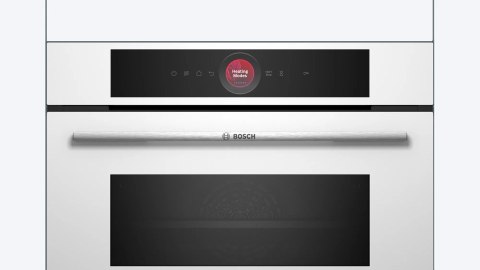 Piekarnik BOSCH CMG7241W1 kompaktowy z mikrofalą do zabudowy, 60 x 45 cm, Biały