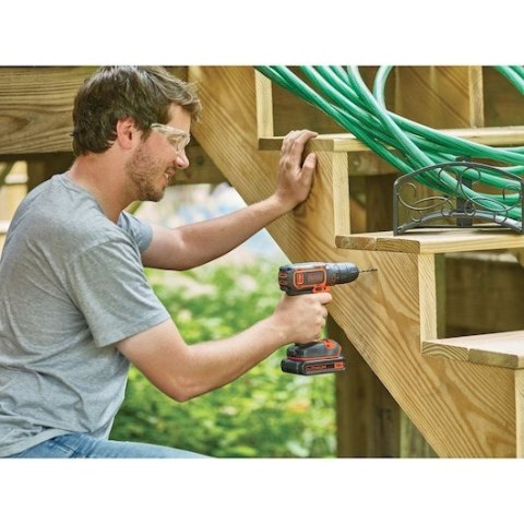 Wiertarko-wkrętarka 18V BDCDC18-QW BLACK+DECKER