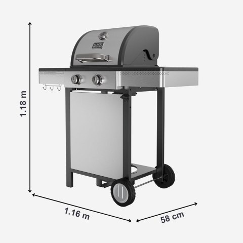 Grill gazowy Black+Decker BXOG7200E 2 palniki x 3.6 kW