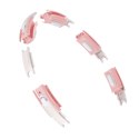 Zestaw Hula Hop Magnetyczny Pink Hhm15 Z Licznikiem Hms + Pas Br163 Black Plus Size