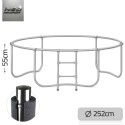 Trampolina ogrodowa profilowana 8ft/252cm z siatką wewnętrzną Neo-Sport