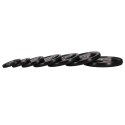 TOX01 CZARNY TALERZ OLIMPIJSKI OGUMOWANY 1.25 KG HMS