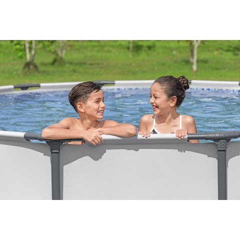Basen ogrodowy stelażowy 427 x 122 cm 19w1 Bestway 5612X