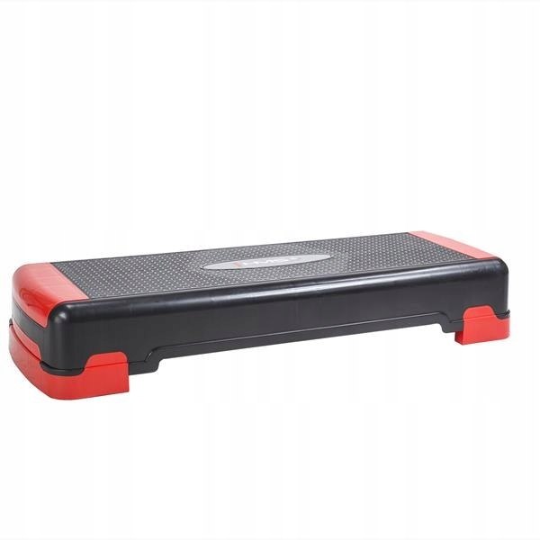 AS005 BLACK/RED STEP DO AEROBIKU HMS – znany z klubów fitness - wytrzymały Marka HMS