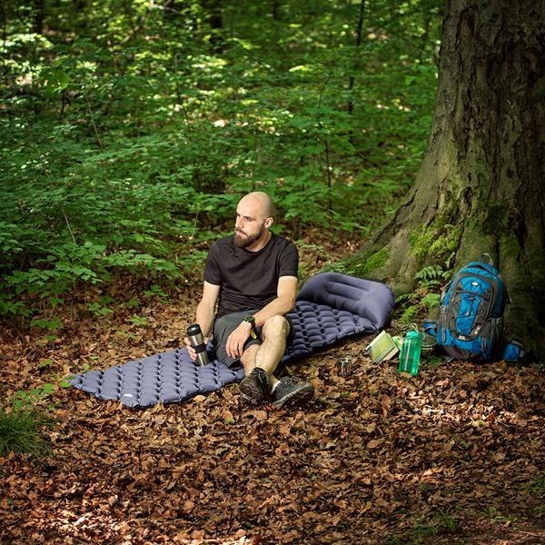 NC4006 SZARY MATA TURYSTYCZNA co się prawie sama pompuje Marka Nils Camp