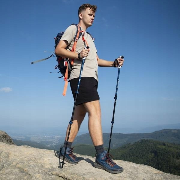 Kije Trekkingowe TK8601 NILS Aluminium 6061, 3-sekcyjne, Ergonomiczne Liczba segmentów 3